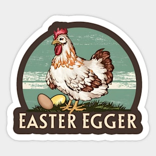 Easter Egger Chicken Sticker